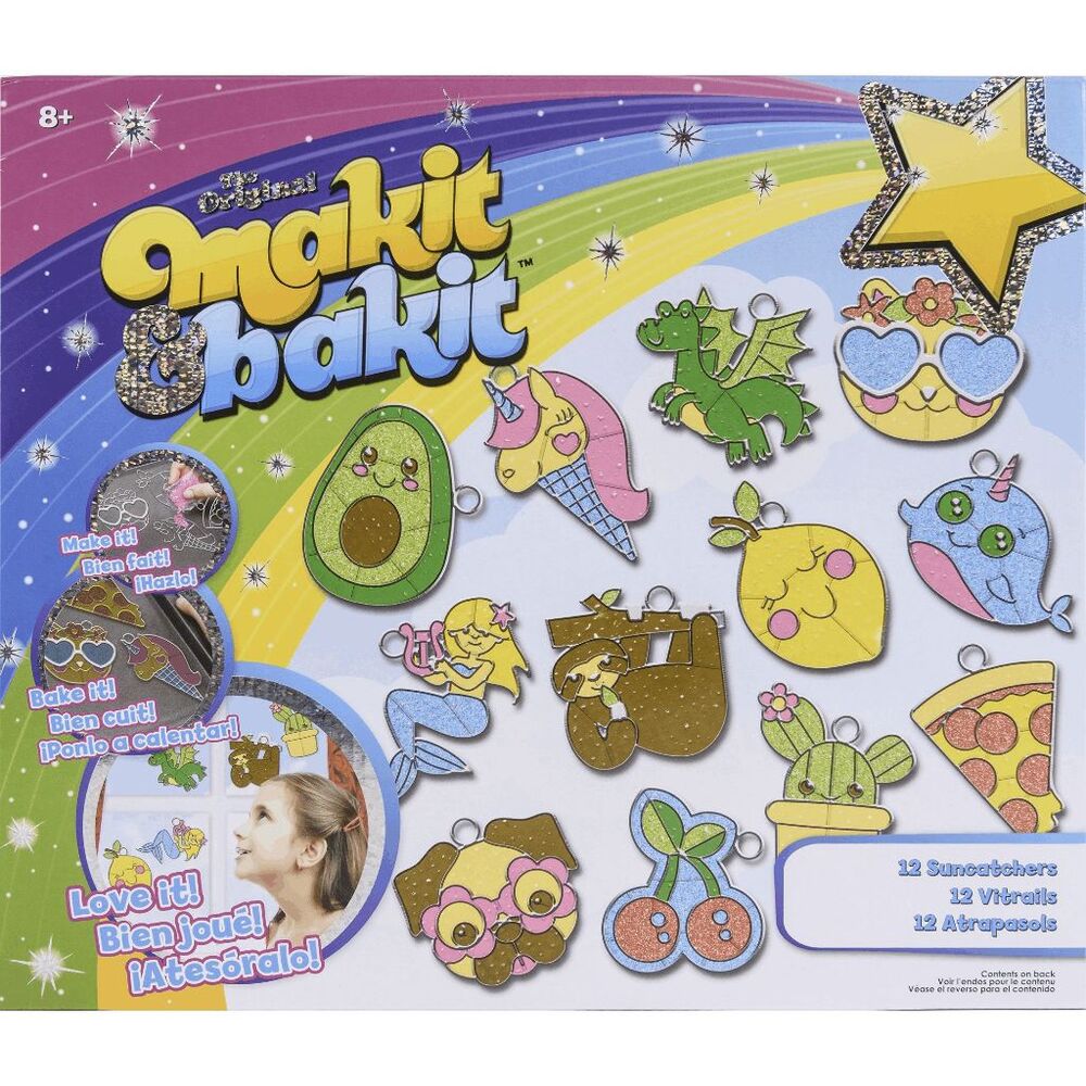American Crafts Craft Kits - 12-Piece Assorted Suncatcher Craft Kit